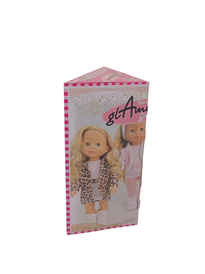 صورة بامبولينا - دمية فتاة مع فستان وردي 40 سم - للاطفال من عمر